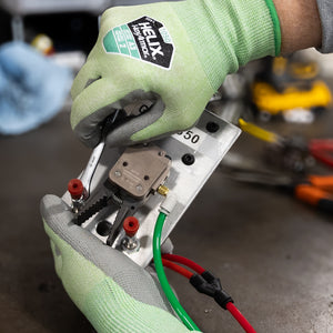 working fixing a panel wearing Helix® 1050