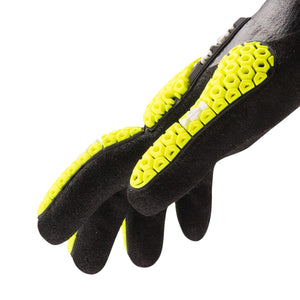 Side view of Helix® 1064IMP black impact-resistant general-purpose gloves.