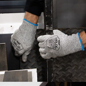 working grabbing a steel sheet wearing Helix® 1074