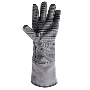 Palm view of Hercules 400R6E highly cut resistant gauntlet style gloves.
