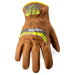 Back view of pfas-free chrome slt 5072 water and oil resistant gloves with sustainable leather treatment.