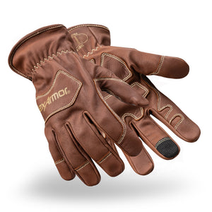 Chrome SLT 5080 arc flash resistant utility safety gloves shown as they might appear on your hands.