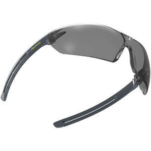 LT400 grey safety glasses showcasing the optical clarity of the lenses.