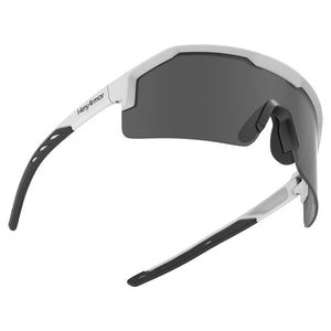 Shockwave safety glasses showcasing the wraparound lenses.