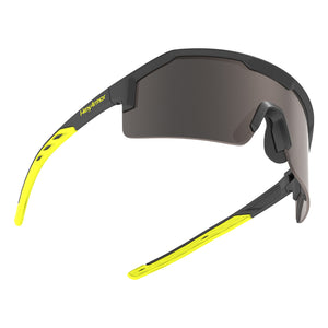 Shockwave safety glasses showcasing the wraparound lenses.