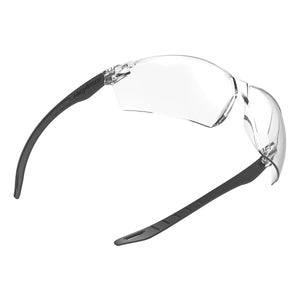 VuFlex safety glasses showcasing the optical clarity of the rimless lenses.