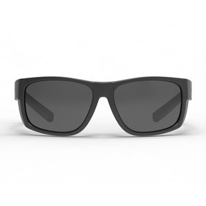 VuForce grey 12% safety glasses as shown from the front.