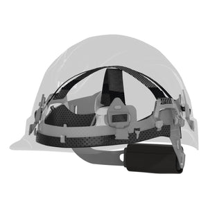 Ceros® XP AirBridge® suspension system replacement in helmet front angle view