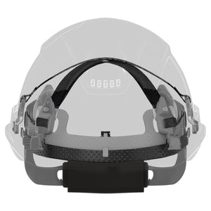 Ceros® XP AirBridge® suspension system replacement in helmet front view