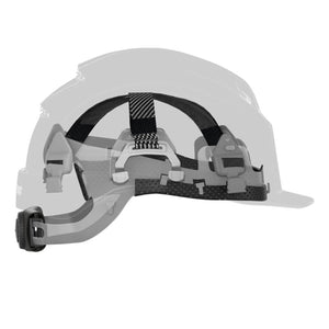 Ceros® XP AirBridge® suspension system replacement in helmet side view