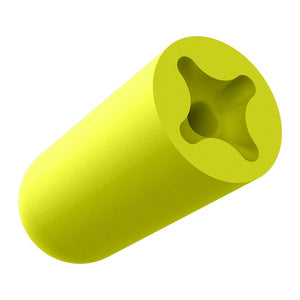 accuFit medium earplug angle back view