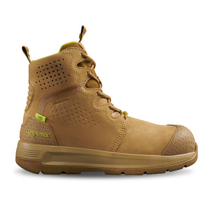 Xtend HD tan 8-inch work boot with composite safety toe as it might appear right out the box.