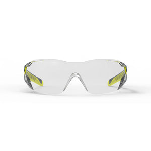 MX225 scratch-resistant safety glasses as shown from the front.