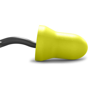 simpleFit® disposable guided earplugs close up of earplug