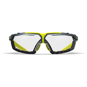 VS300SG scratch-resistant safety glasses with gasket as shown from the front.
