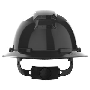 Front view of Ceros XP300E full brim safety helmet.