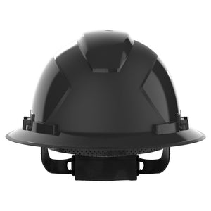 Front view of Ceros XP300E full brim safety helmet.