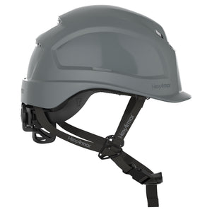 Ceros XP450A with Mips grey vented safety helmet as shown from the side.