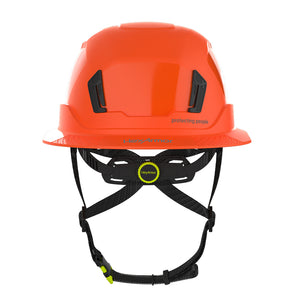 Ceros XT400 hi-vis orange rear view image