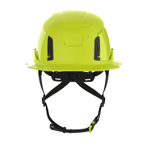 Ceros XT400 with Mips safety system in hi-vis yellow front view image