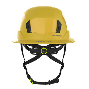 Ceros XT400E with Mips safety system in yellow rear view image