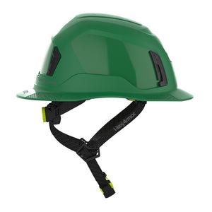 Ceros XT400E with Mips safety system in green sideview image