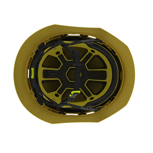 Ceros XT400E with Mips safety system in yellow suspension image