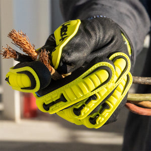 person holding wire wearing Helix® 3016