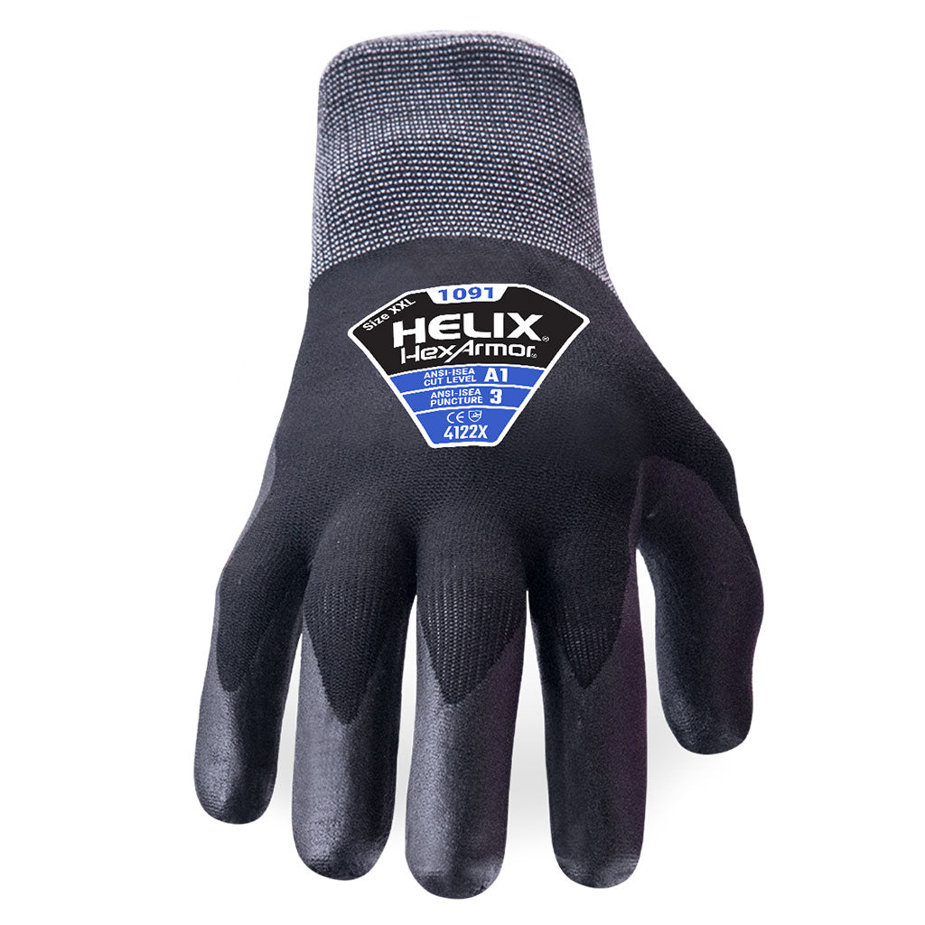 Helix® 1091 back of right glove