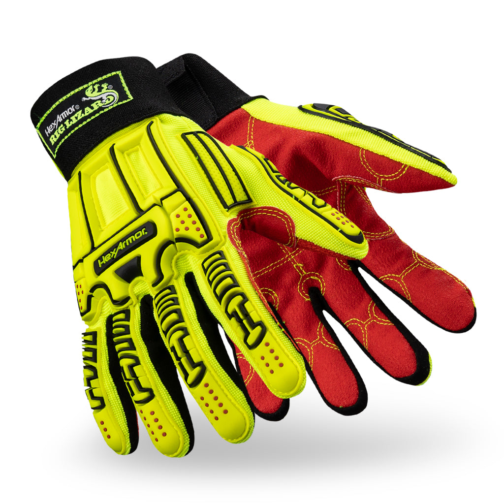 HexArmor 2025X Rig Lizard Impact Gloves
