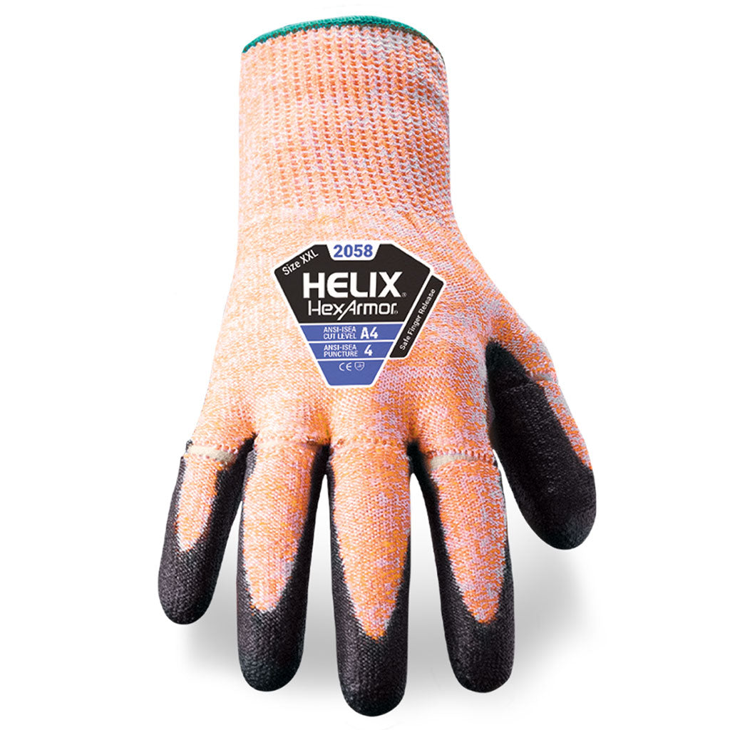 Helix® 2058 back of right glove