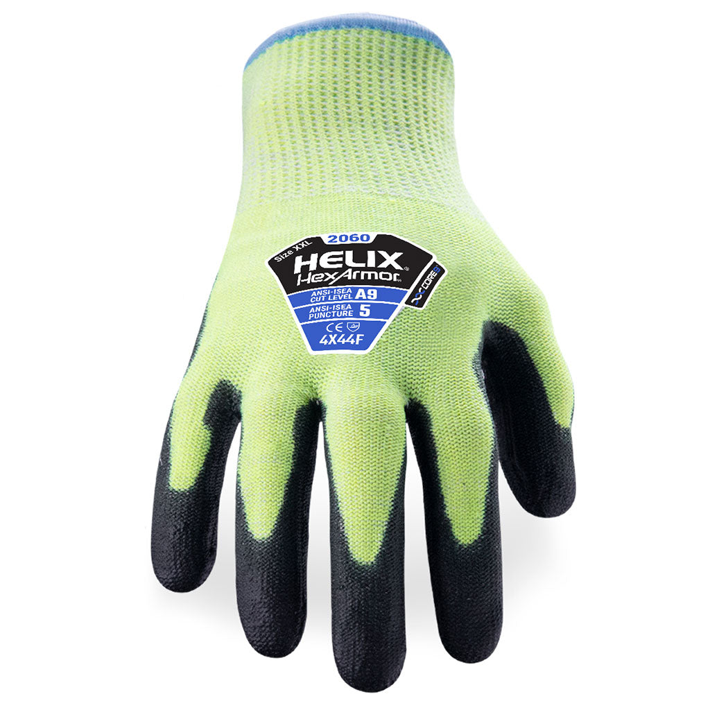 Helix® 2060 with Core9™ technology back of right glove