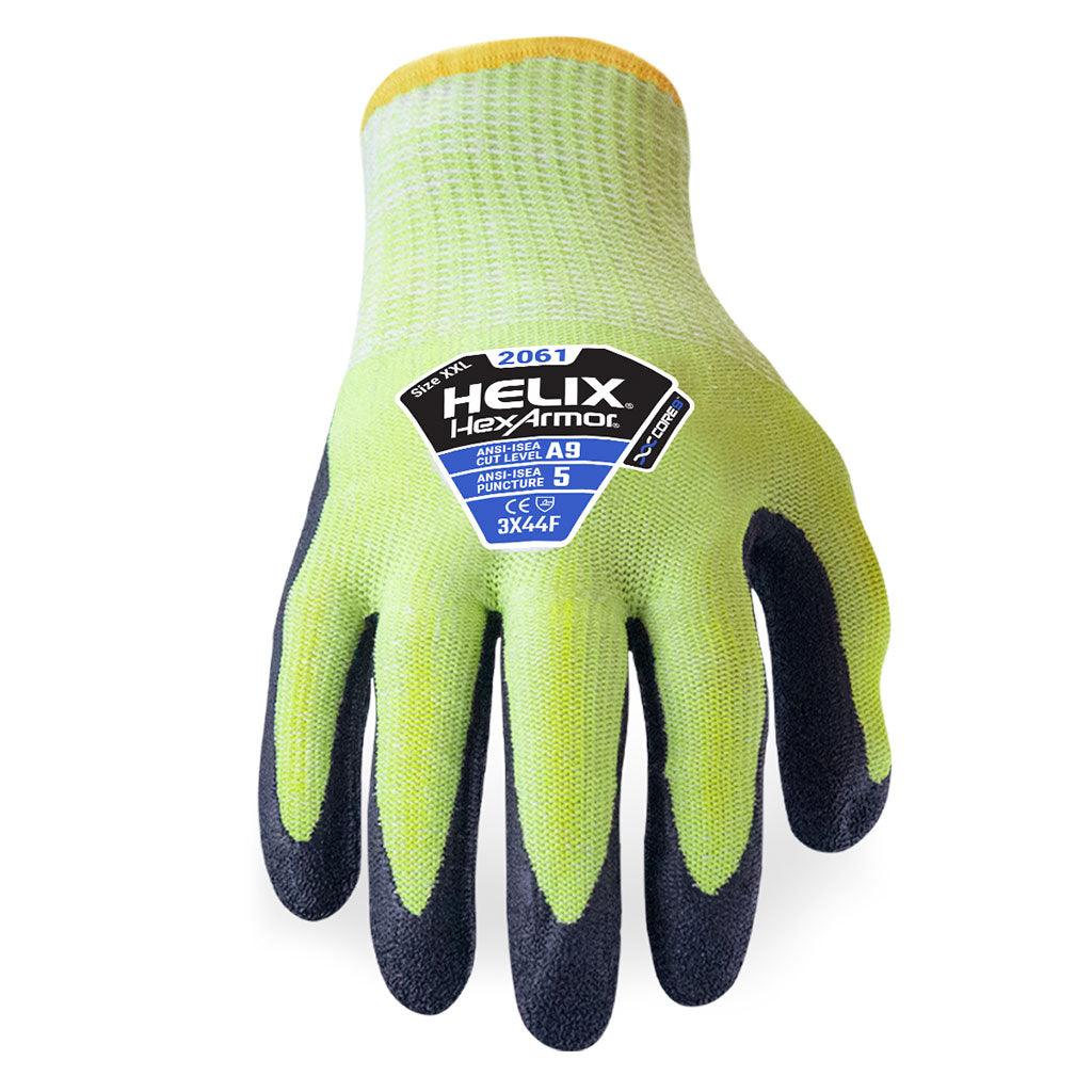 Helix® 2061 with Core9™ technology back of right glove