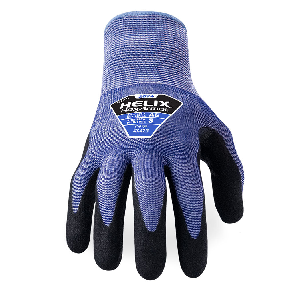 Helix® 2074 back of right glove