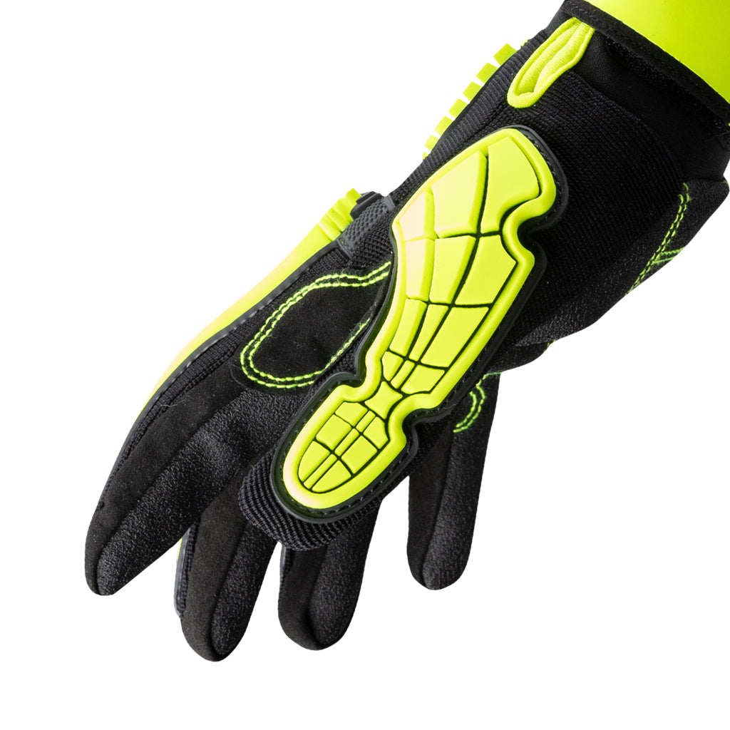 Side view of the Hex1 2131utility glove showing the thumb.