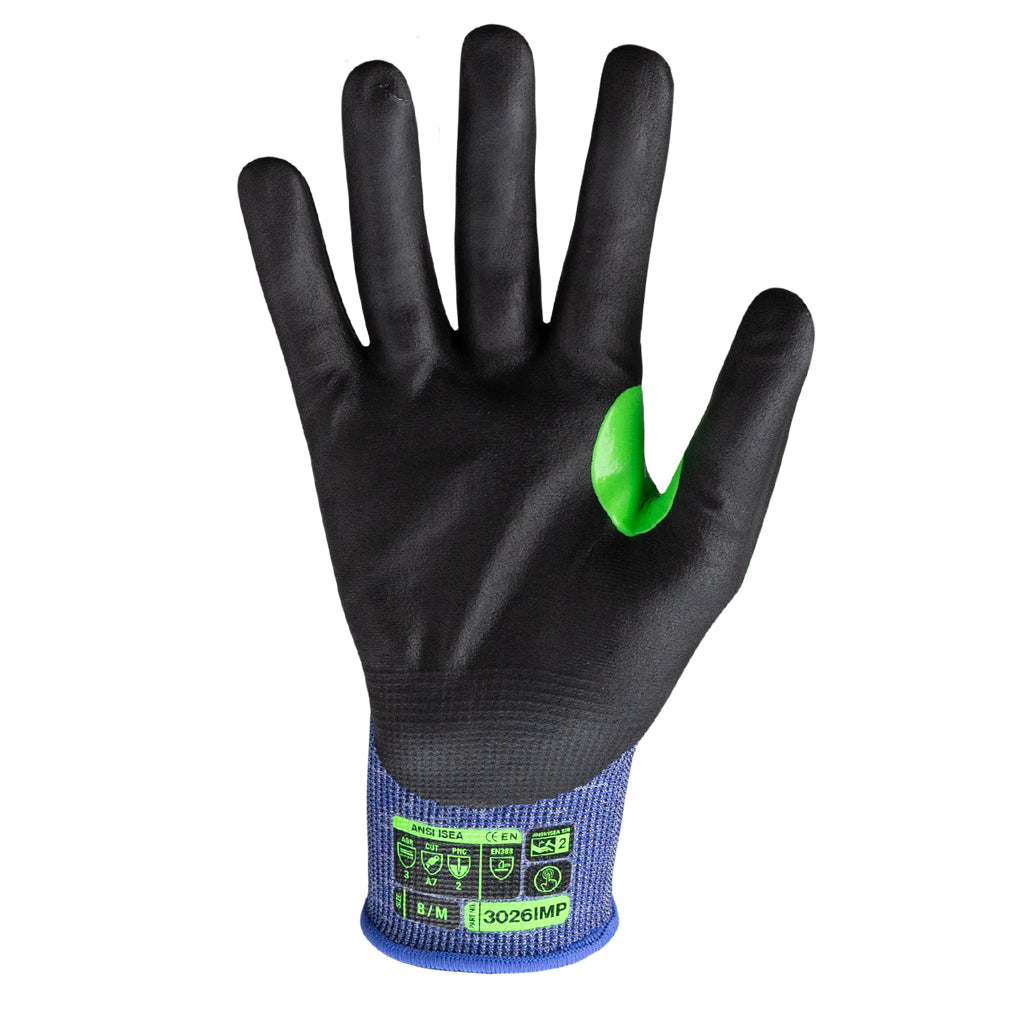 Helix® 3026IMP palm of right glove