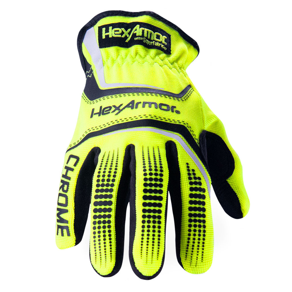 Chrome Series Hi-Vis 4033 | SafetyGloves by HexArmor