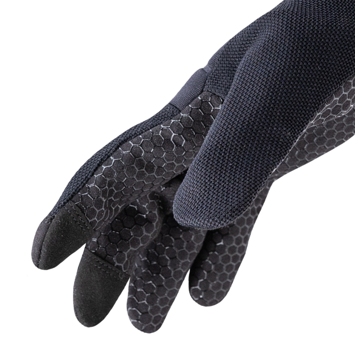 Side view of HexBlue™ 4045 needle-resistant law enforcement gloves.