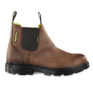 Xbuilt Chelsea WP work boots with nano safety toe as it might appear right out the box.