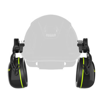 ear protection for motorcycle helmet K2M Mechanical Earmuffs Helmet Attachment
