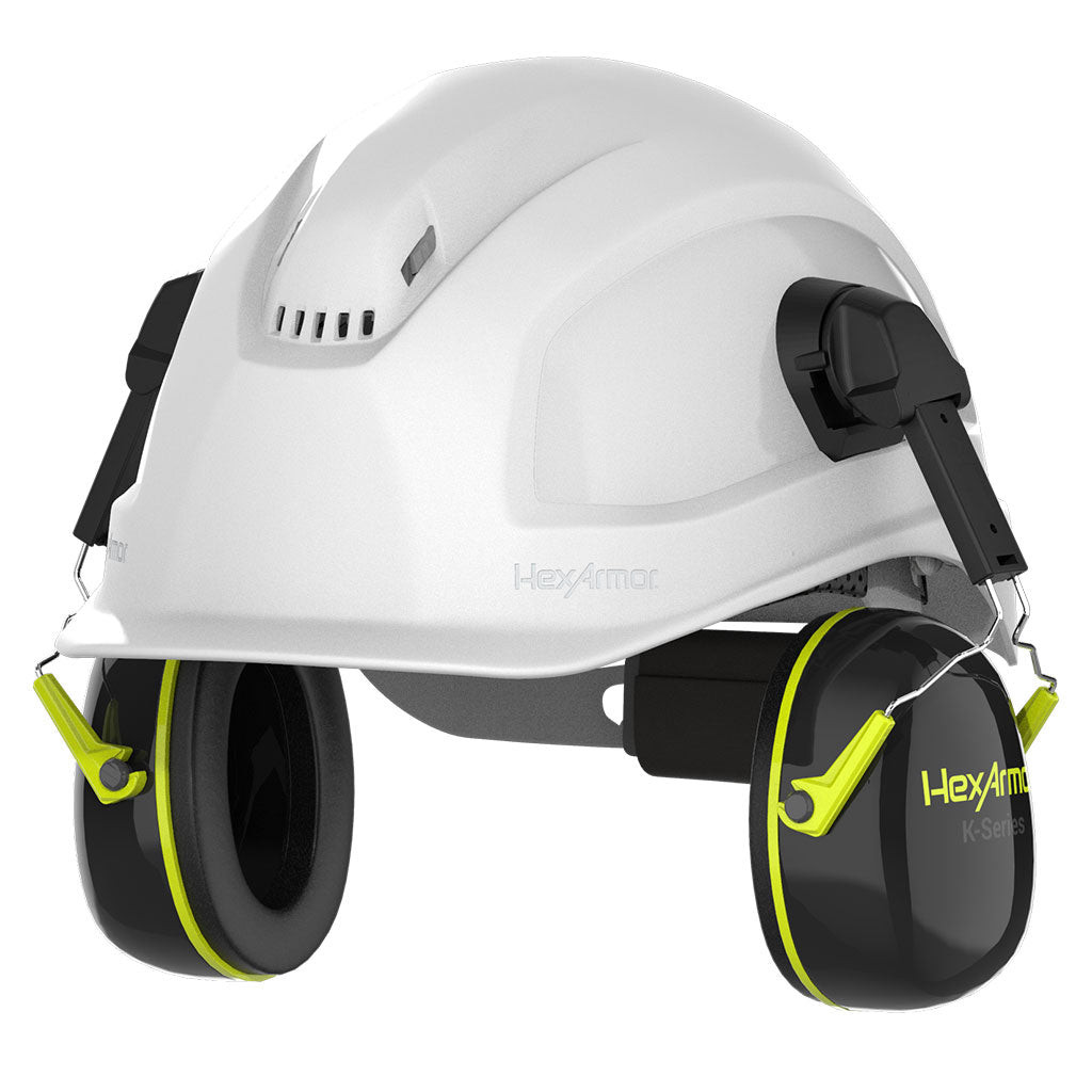 K2C Earmuffs Helmet Attachment | SafetyGloves by HexArmor