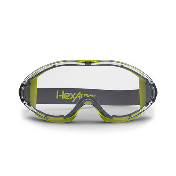 science goggles HexArmor LT300 Over Glasses Clear Safety Goggles with Gas Resistant Neoprene Strap