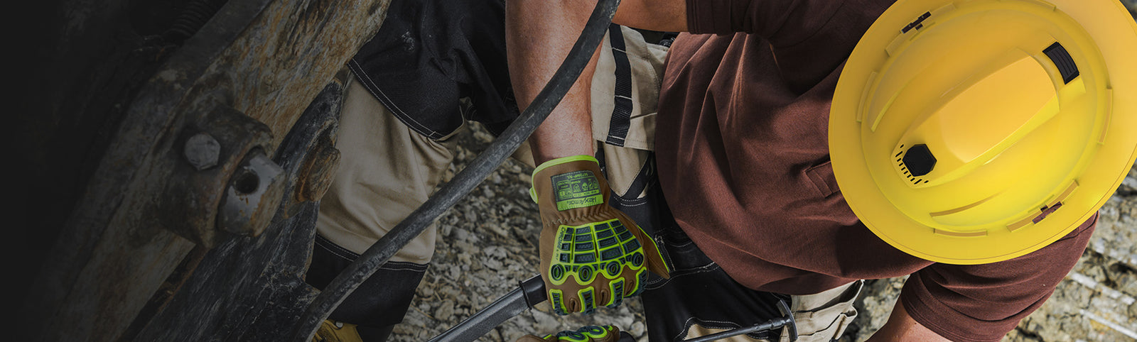 Worker working on a rig