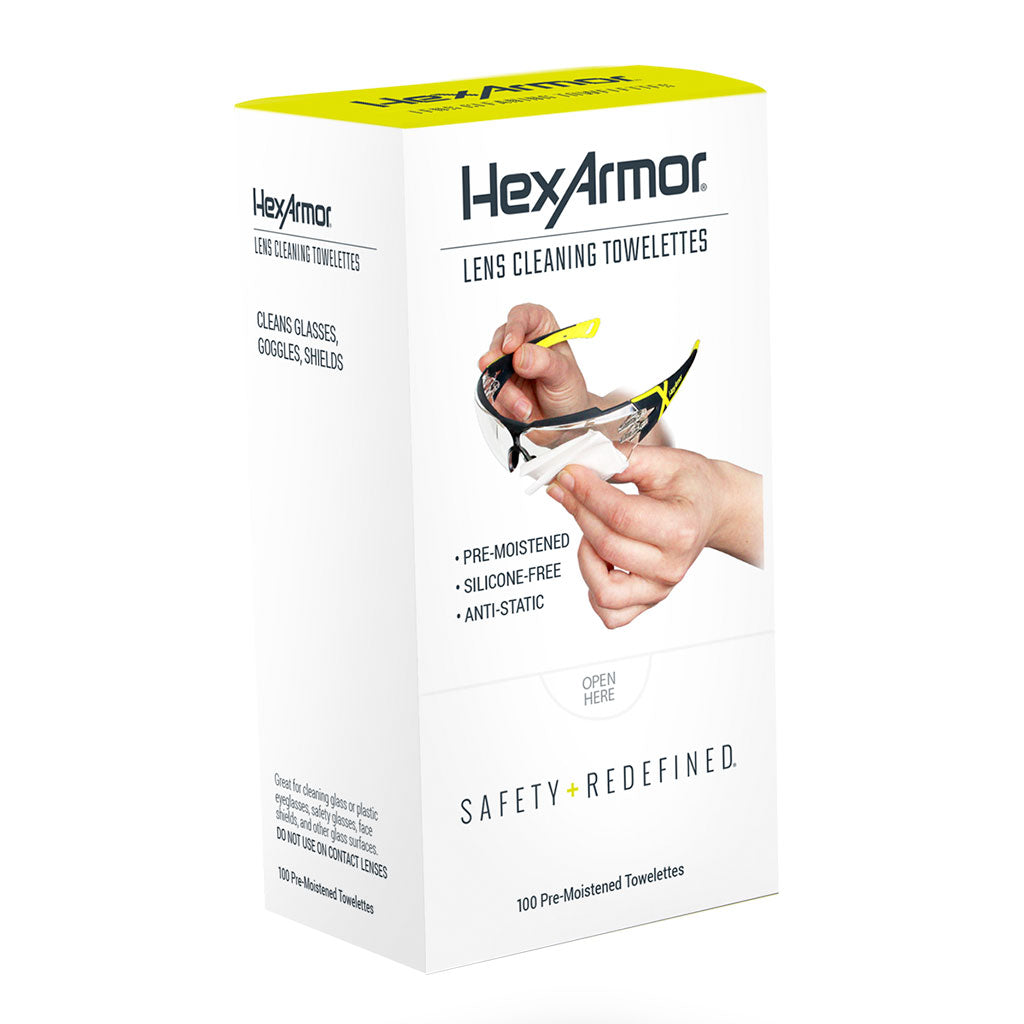 HexArmor Eyewear cleaning wipes