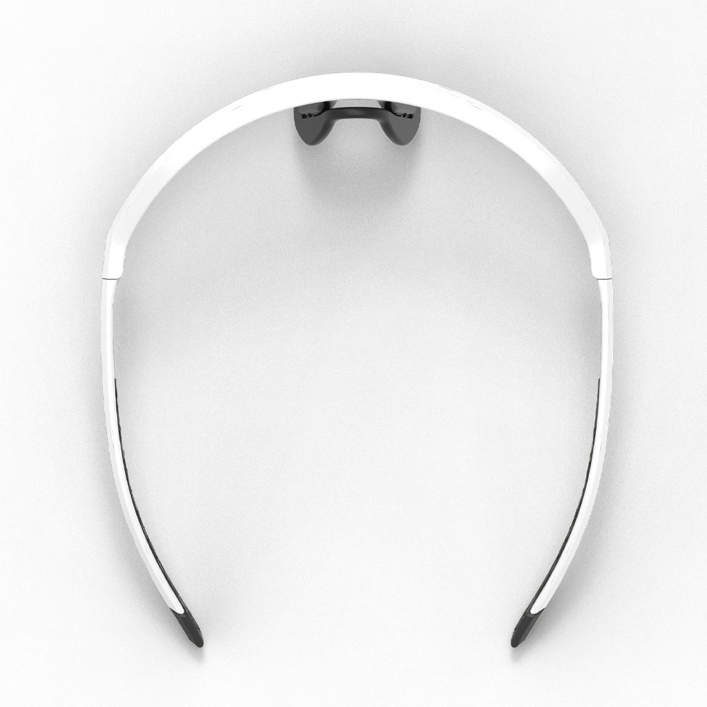 Shockwave safety glasses from the top-down.