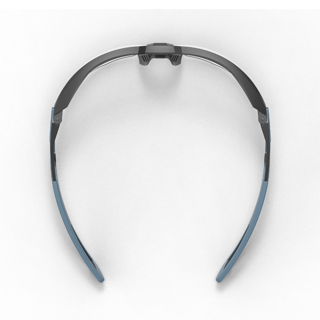 VuFlight safety glasses from the top-down.