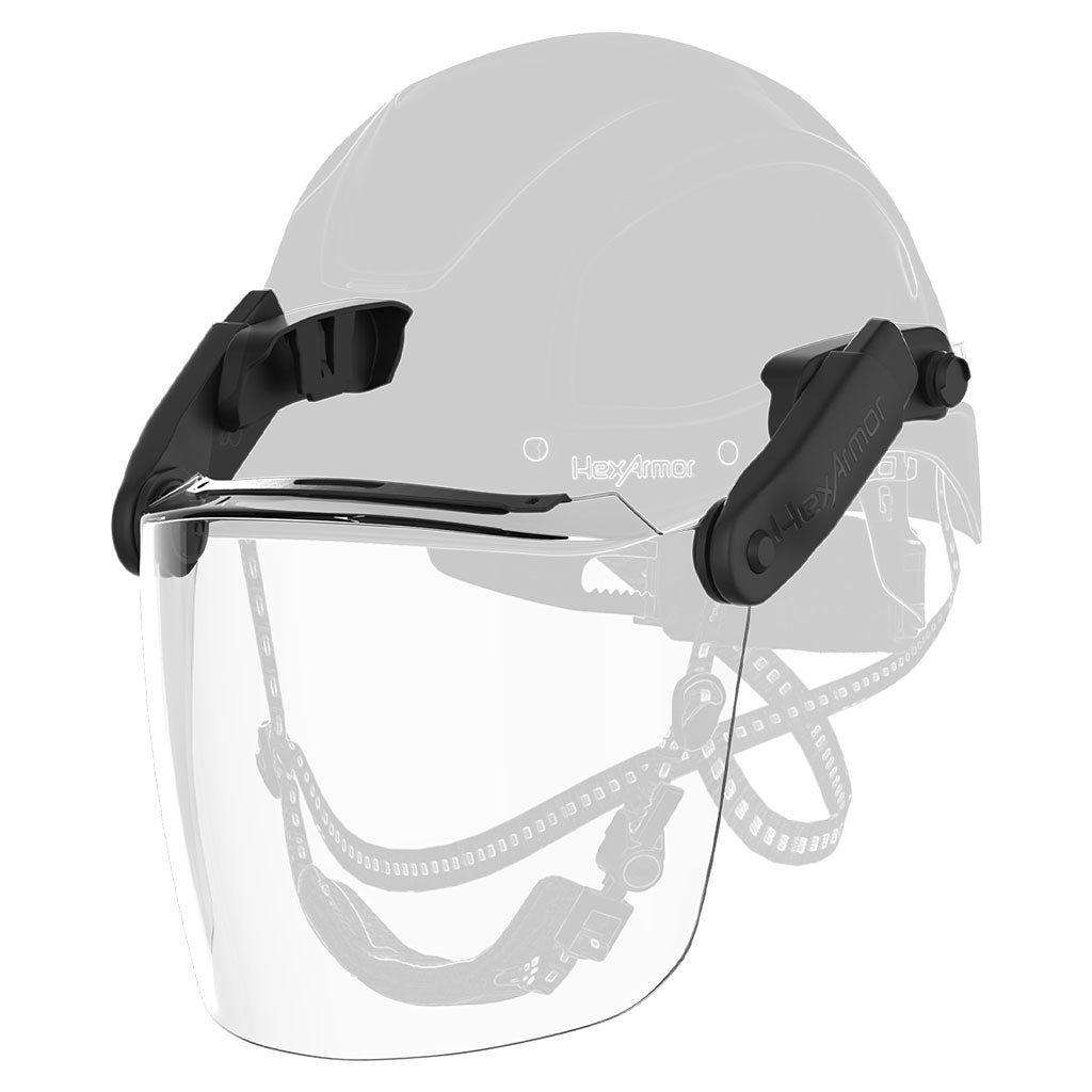 Ceros® XA ClickandGo® face shield kit SafetyGloves by HexArmor