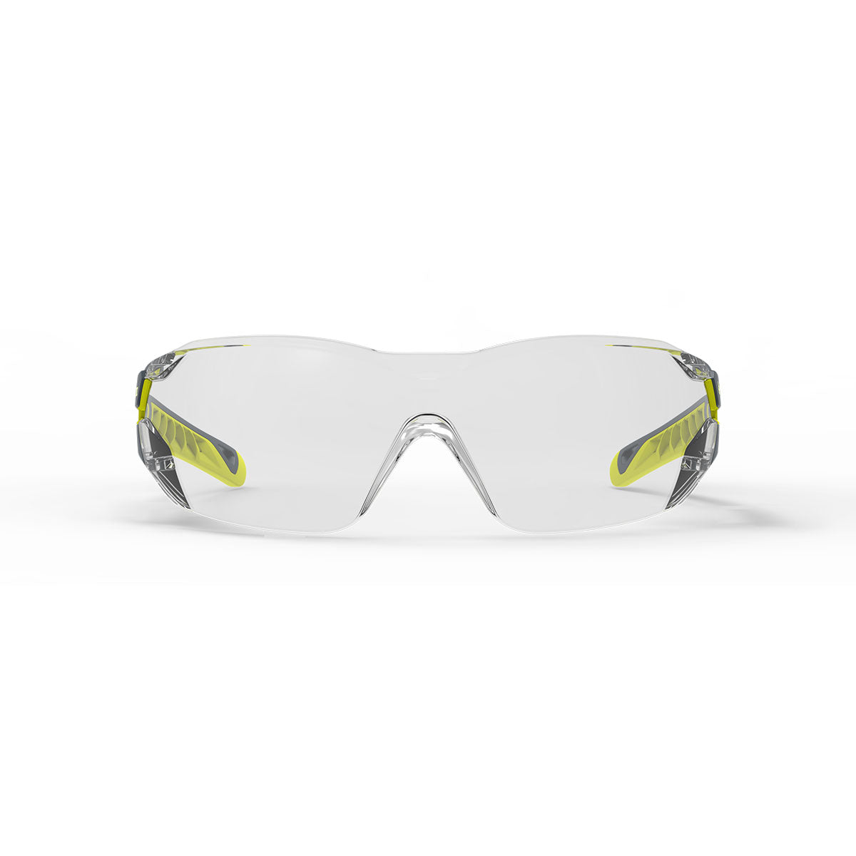 MX225 scratch-resistant safety glasses as shown from the front.