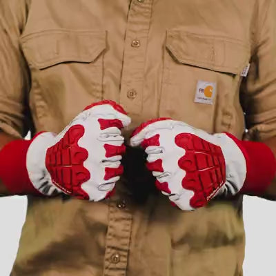 Chrome SLT Winter 4067W leather work glove | SafetyGloves by HexArmor