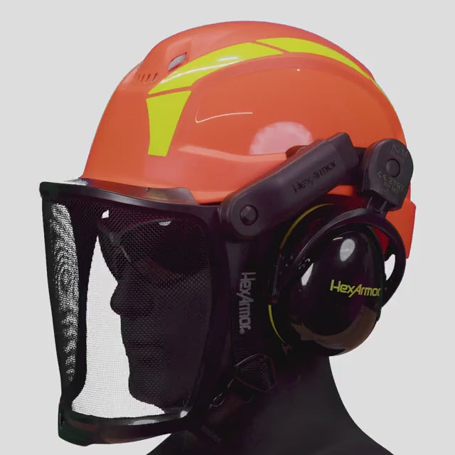 Ceros® XP Click-and-Go® magnetic mesh face shield kit